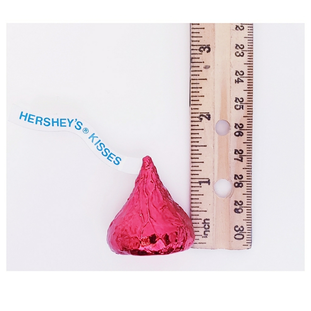 1989 Hallmark Card Red Hershey Kiss Collection Brooch, Foiled Look - Picture 3 of 3